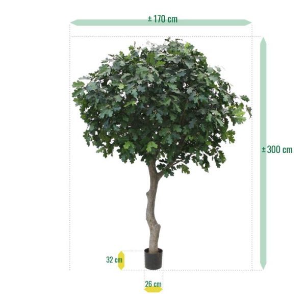 Kunst-Eikenboom-Giant-Deluxe-300-cm-5 Kunst Eikenboom Giant Deluxe 300 cm 5