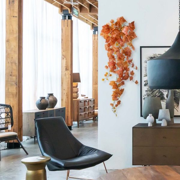 Kunst-Hangplant-Herfst-Druivenblad-95cm-5 Kunst Hangplant Herfst Druivenblad 95cm 5