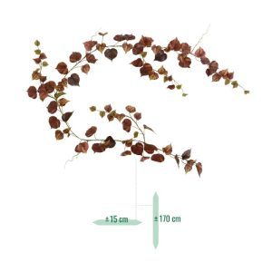 Guirlandes zijn altijd een feest om mee te werken omdat ze voor een snelle maar sfeervolle aankleding zorgen. Deze prachtige kunst Populier guirlande in herfstige kleuren is daar geen uitzondering op. En omdat deze slinger uit één mal met de hoogste kwaliteit materialen gegoten is