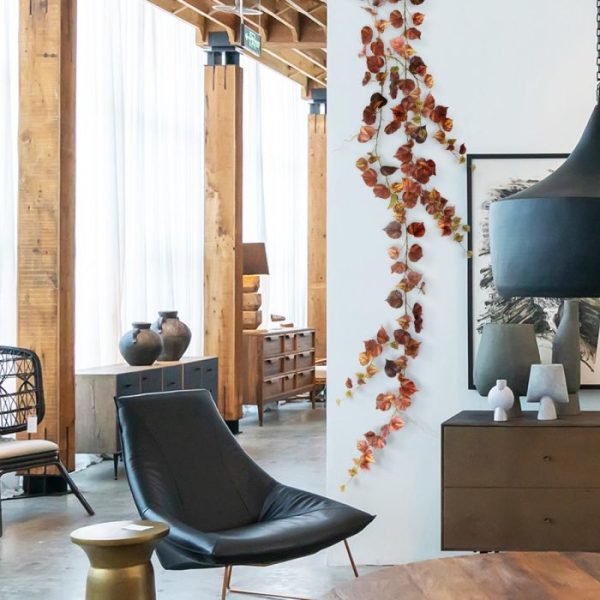 Kunst Herfst Populier Guirlande 170cm 4