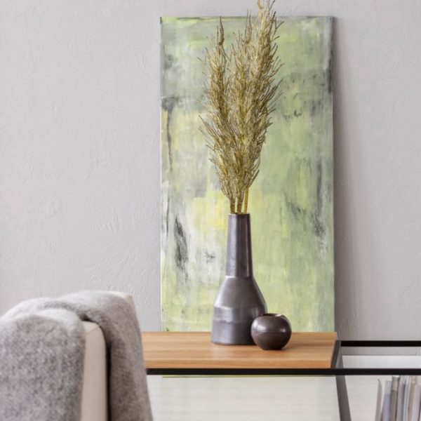 Kunst Pampaspluim Groen 80cm 6