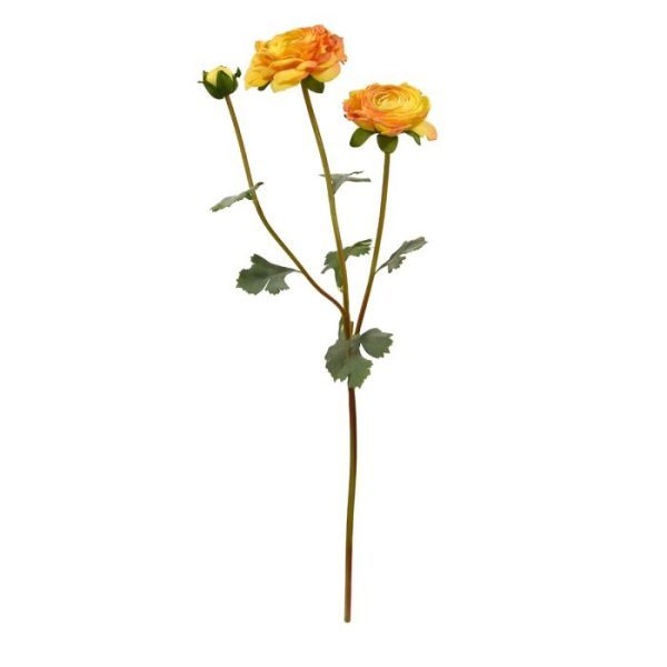 Kunst Ranonkeltak 60 cm oranje geel 3