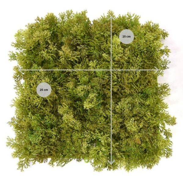 Nieuw Kunst Rendiermosmat 25x25 cm groen-bruin