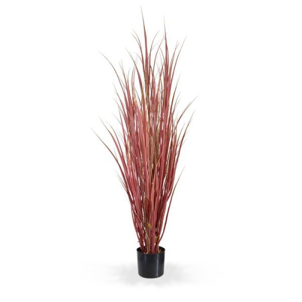Kunst Rietgras deluxe 130 cm burgundy 2