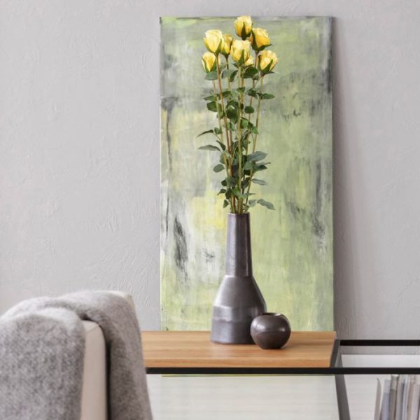 Kunst-Rozenbundel-x8-70-cm-geel-4 Kunst Rozenbundel x8 70 cm geel 4