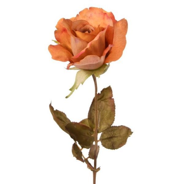 Nieuw - Kunst Rozentak Alice 60 cm oranje