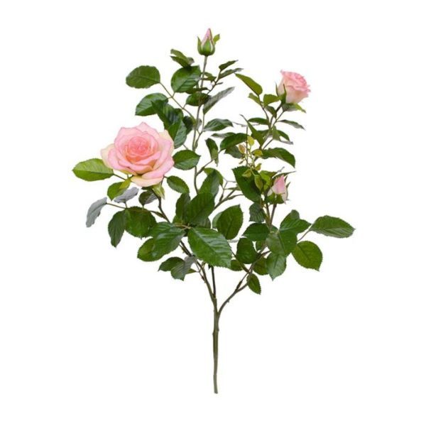 Kunst steelbloemen tot een kleurrijk kunstboeket worden verwerkt. De steelbloem bestaat uit 4 bloemen in verschillende groei stadia en heeft een lengte van ongeveer 70 cm en een breedte van ongeveer 34 cm. De grootste bloem bestaat wel uit 19 verschillende lagen en heeft een diameter van 9 à 10 cm! Samen met de rozen bladeren in verschillende groottes