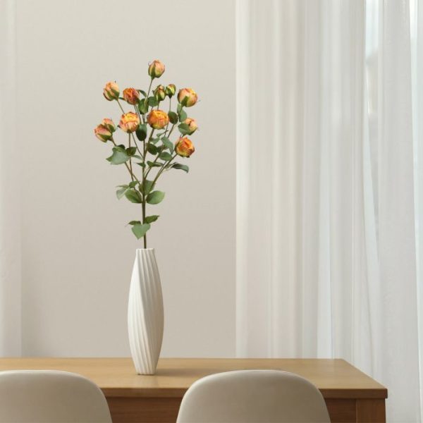 Kunst Trosrozentak 70 cm oranje 4