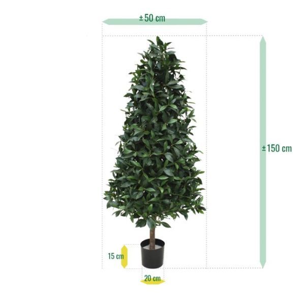 Laurier-Pyramide-Deluxe-150-cm-kunstplant-5 Laurier Pyramide Deluxe 150 cm kunstplant 5