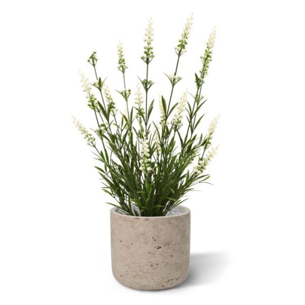 Lavendel-Kunstplant-50-cm-UV-wit-in-pot-10 Lavendel Kunstplant 50 cm UV wit in pot 10