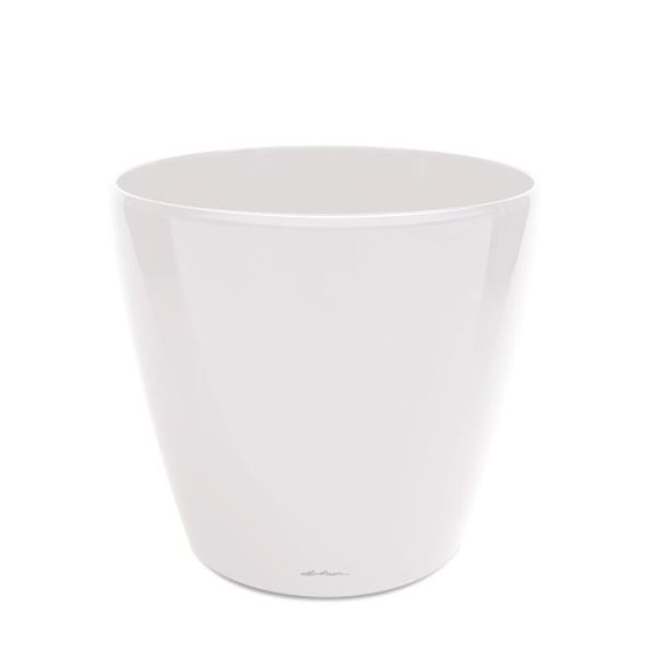 Lechuza Classico sierpot 50x47 cm wit geschikt voor bomen vanaf 250 cm. Voor kleinere planten kiest u de 28x26 cm of de 21x20 cm. De gehele Lechuza serie leverbaar in een groot scala aan kleuren