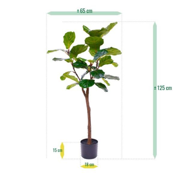 zodat deze eenvoudig in een sierpot geplaatst kan worden. De ronde