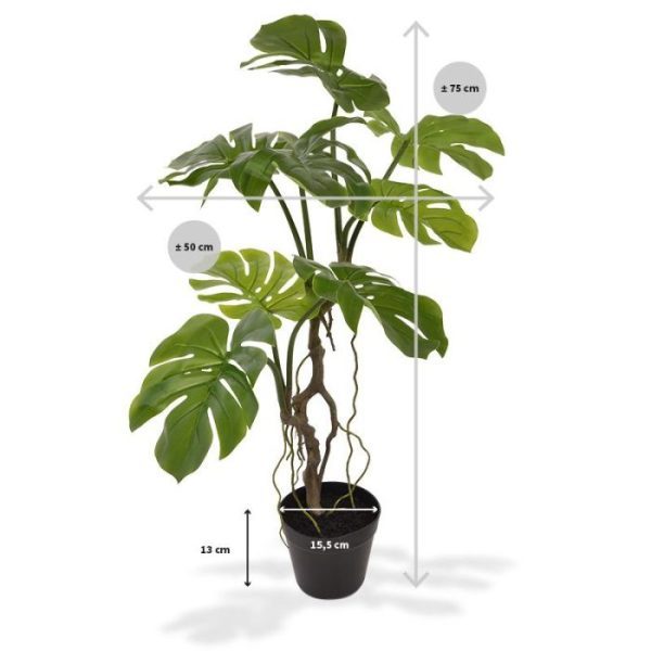 Monstera-kunstplant-70-cm-3 Monstera kunstplant 70 cm 3