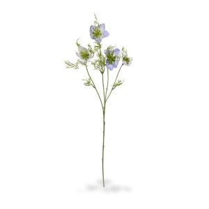 Deze mooie Nigella kunsttak is oorspronkelijk familie van de Ranonkel. De kunsttak is opgebouwd uit een steel met daarop 4 perfect nagemaakte