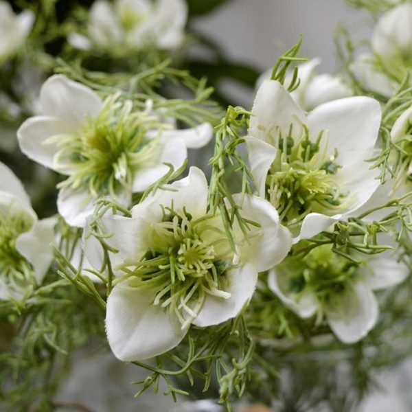 Nigella kunsttak 55 cm creme 2