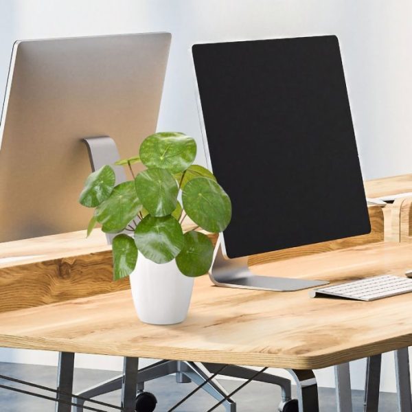 Pannenkoek kunstplant 20 cm in pot 9