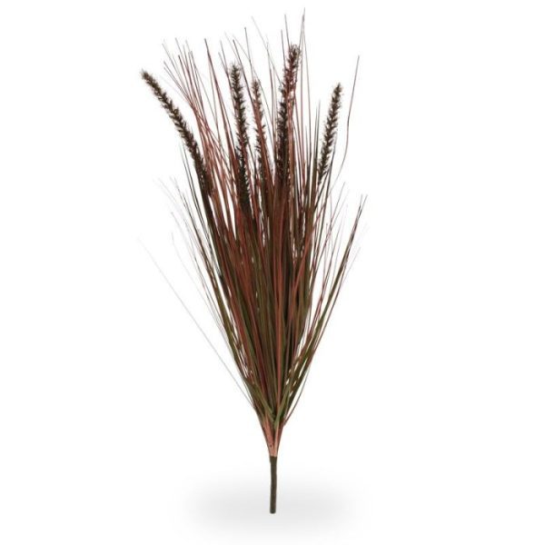 Kunstbloemen maar ook rechthoekige scheidingsbakken kunnen decoratief worden opgemaakt.   Gebruik 4 tot 5 boeketten voor een pot met een diameter van 35 cm om een mooi dicht plantenarrangement te maken.   Standaard wordt de kunstplant geleverd als los boeket