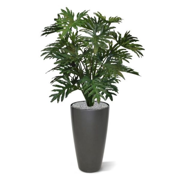 Philo Selloum XL kunstplant 125 cm Wie een propvolle en heerlijke plant de ruimte wilt geven
