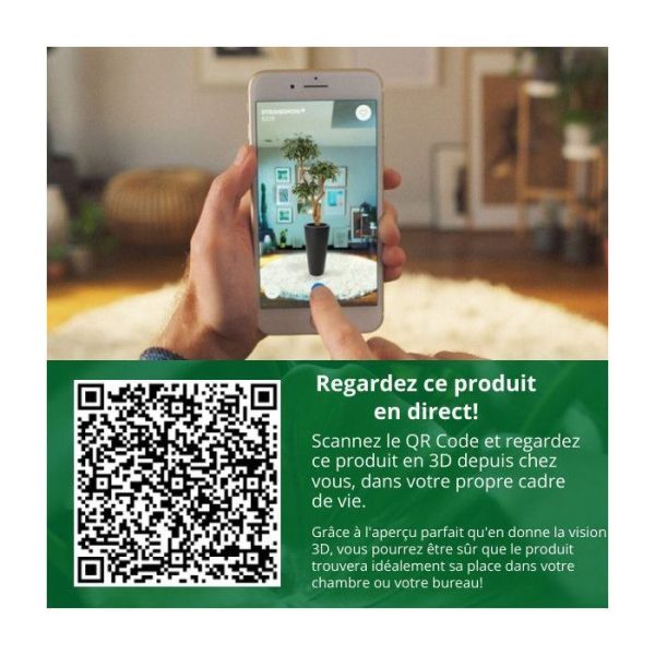 Philodendron Xanadu 50 cm kunstplant 8