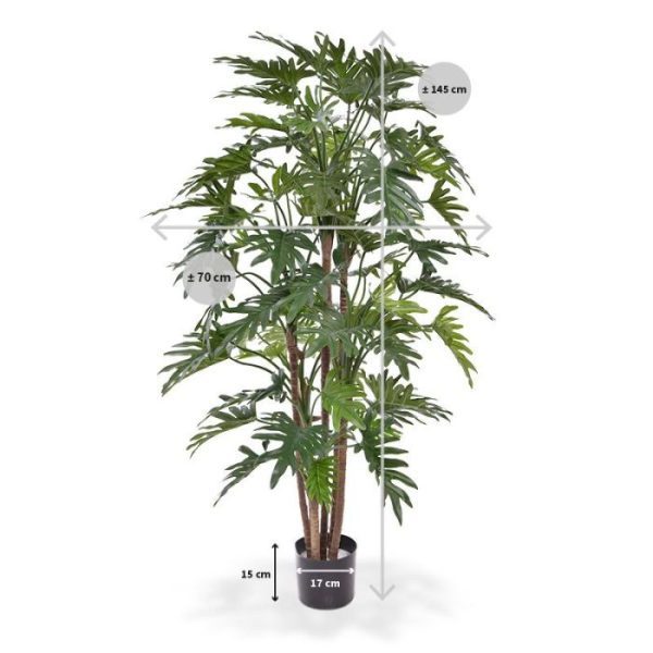 Nieuw Philodendron Xanadu deluxe kunstboom 140 cm