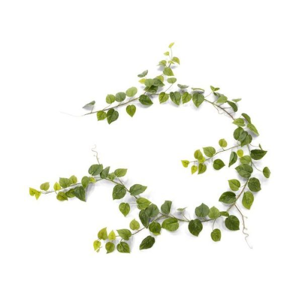 Kunst Hangplanten Philodendron kunst guirlande 180 cm groen 1