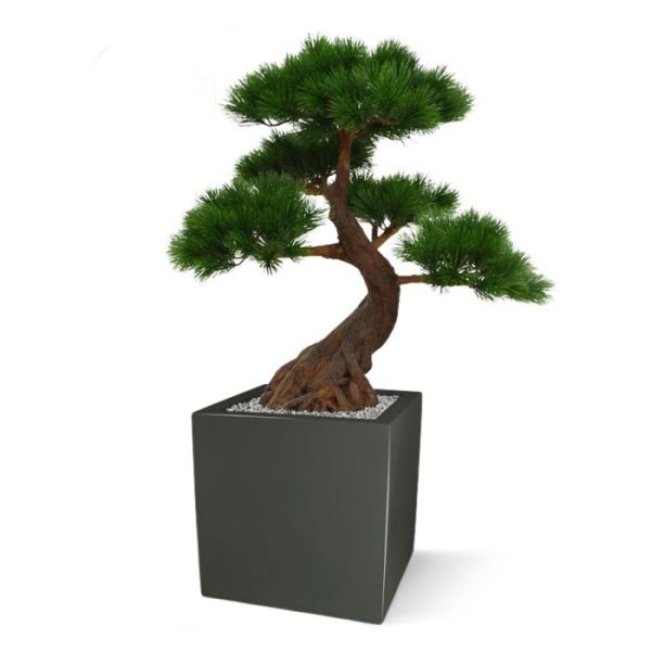 Groene kunstplanten welke opgebouwd is uit wel 5 aparte koppen