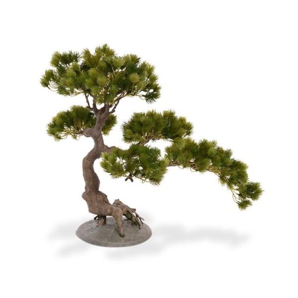Pinus kunst Bonsai 50x60 cm op voet 6