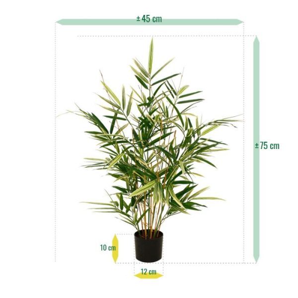 Royal-Bamboe-kunstplant-70-cm-bont-5 Royal Bamboe kunstplant 70 cm bont 5