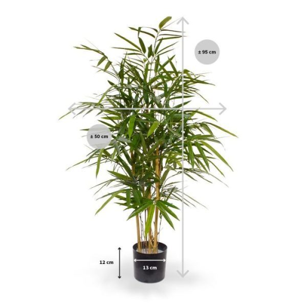 Royal Bamboe kunstplant 95 cm 6