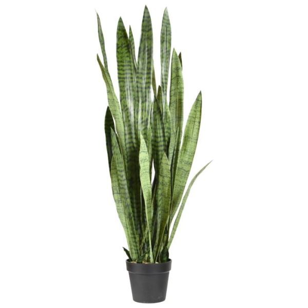 Sanseveria-kunstplant-Groen-130cm-in-pot-7 vlekken