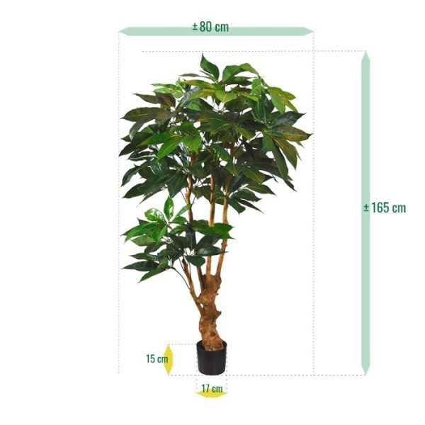 Scheflera-Amate-deluxe-kunstboom-165-cm-3 Scheflera Amate deluxe kunstboom 165 cm 3