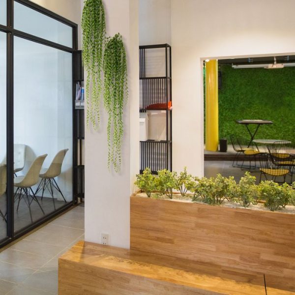 Senecio Pearl kunsthangplant 100 cm 4