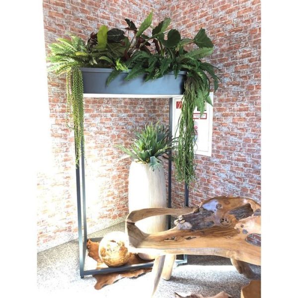 Senecio Pearl kunsthangplant 100 cm 5