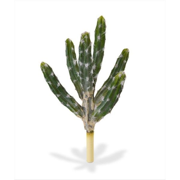 Tetragonus kunst cactus boeket 35 cm groen 5