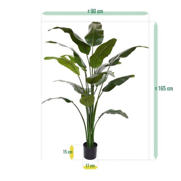 Traveller kunstpalm 165 cm 8