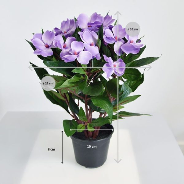 Vlijtig Liesje kunstplant 30 cm paars Vlijtig Liesje kunstplant 30 cm paars