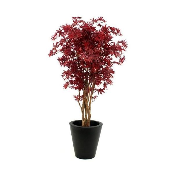 Met deze schitterende rode Acer kunstboom haalt u Oosterse sferen in huis! De Acer