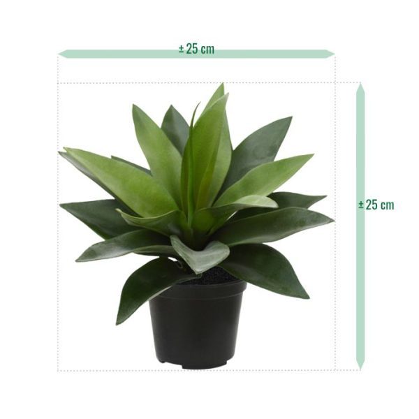 Agave-kunstplant-25-cm-in-10-cm-pot-6 Agave kunstplant 25 cm in 10 cm pot 6