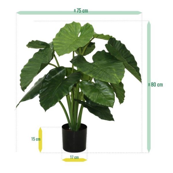 Alocasia-Calidora-80-cm-kunstplant-3 Alocasia Calidora 80 cm kunstplant 3
