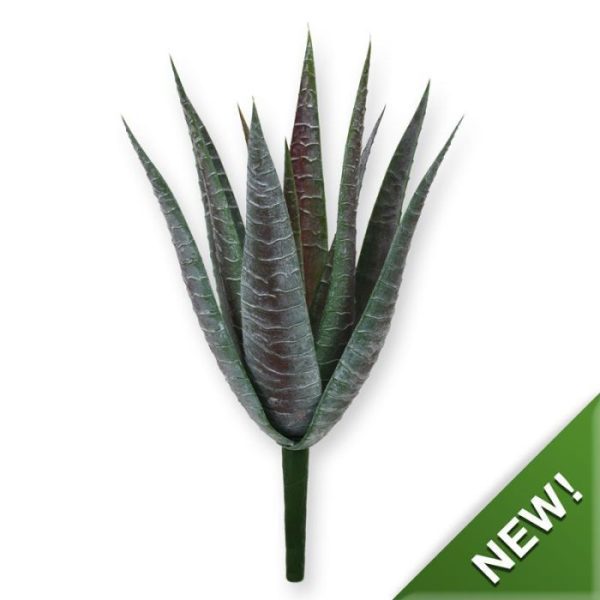 Aloe-Boeket-30-cm-3 inclusief steel.   Deze Aloe kunstcactus wordt als boeket geleverd en daardoor makkelijk op te steken in verschillende potten of schalen