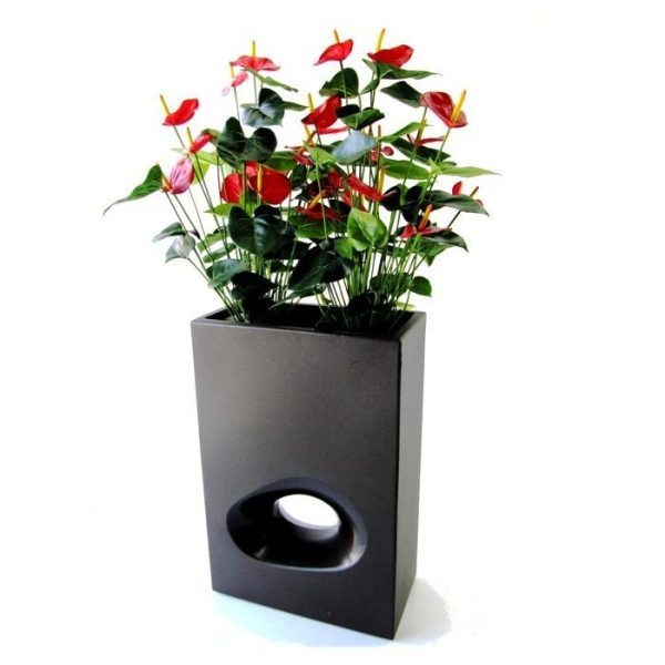 Anthurium Deluxe kunstplant 80 cm rood 4