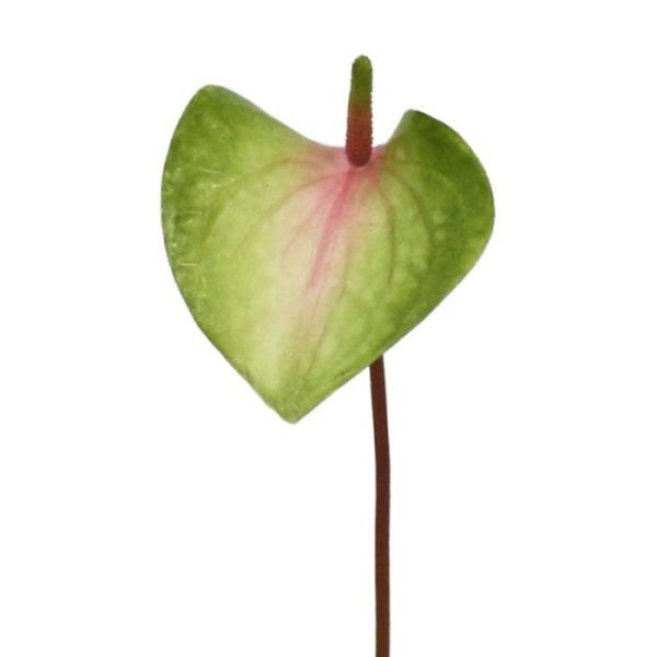 Anthurium-kunsttak-S-50-cm-roze-groen-4 Anthurium kunsttak S 50 cm roze groen 4