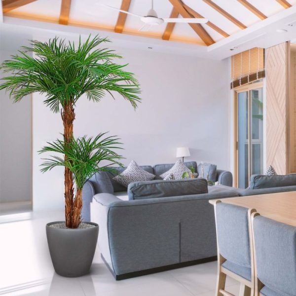 Areca kunstpalm Deluxe 225 cm 5