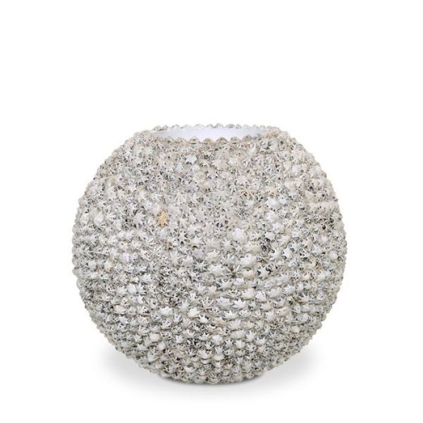 BEACH sierpot 50x40 cm white shell 3