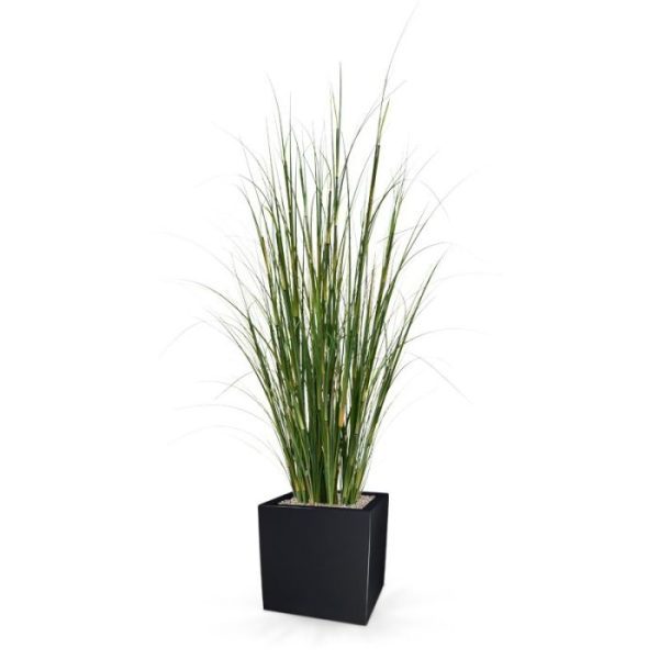 Deze speelse Bamboe Grasplant 120 cm is een prachtige aanvulling op het assortiment kunstgras planten. Dit bamboegras heeft met zijn vele scheuten en kleurschakering