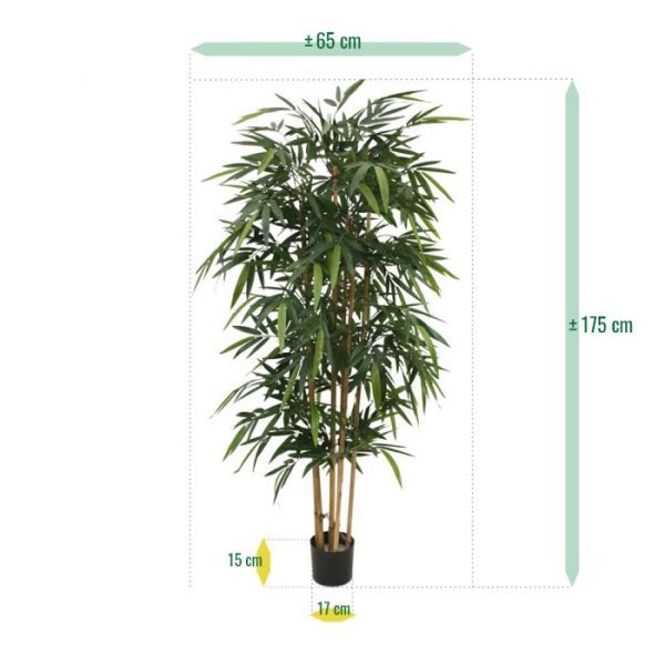 Bamboe kunstplant 180 cm 6