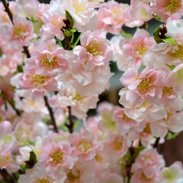 Bloesem kunsttak XL 125 cm roze 3