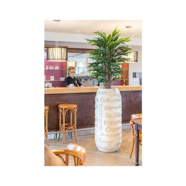 Kunststof plantenbakken COFFEE planter 4090 cm natur 4