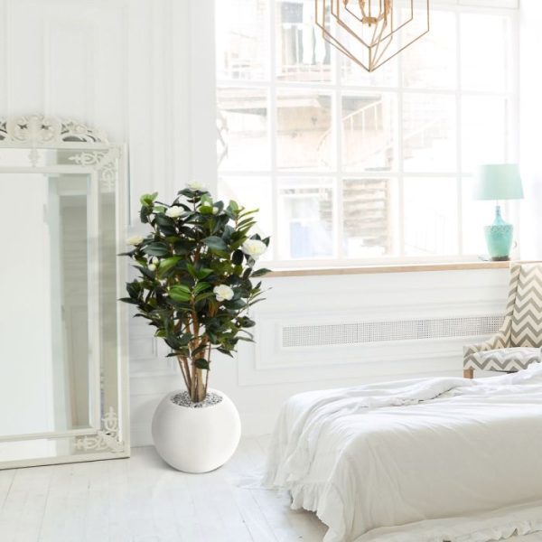 Camelia-Japonica-Kunstplant-Deluxe-100-cm-creme-7 Camelia Japonica Kunstplant Deluxe 100 cm creme 7