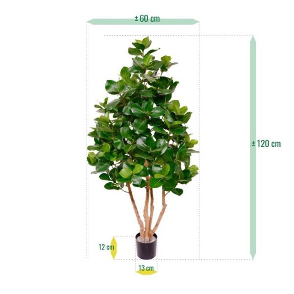 Clusia Deluxe kunstboom 120 cm 5